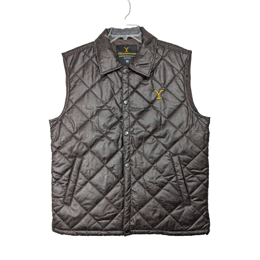 Yellowstone - Dutton Ranch - Button Up Puffer Jacket - Size M